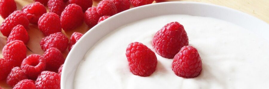 Yogurt and Berries - probiotics and skin