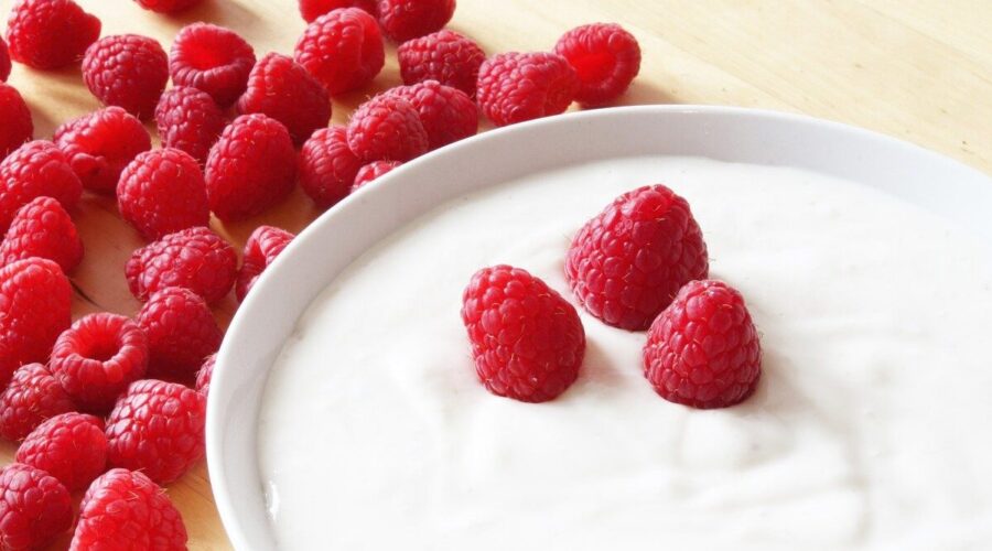 Yogurt and Berries - probiotics and skin